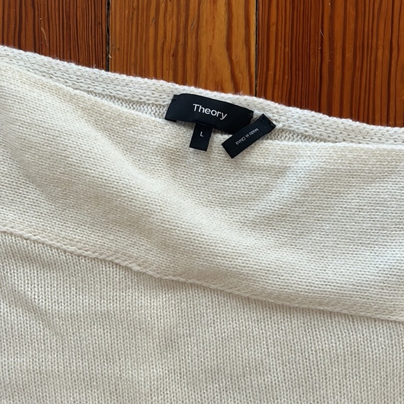 Theory Women's Asymmetric Cashmere Pullover - Picture 5 of 5